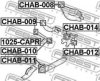 FEBEST CHAB-010 Control Arm-/Trailing Arm Bush